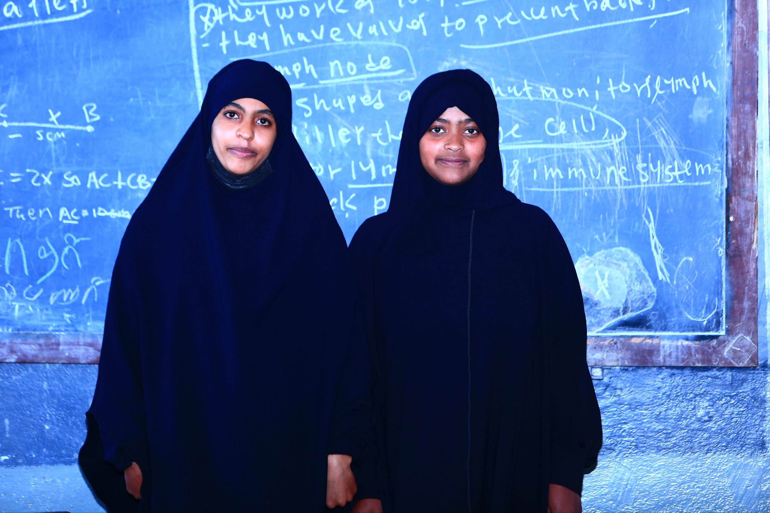 Students celebrating educational achievements
