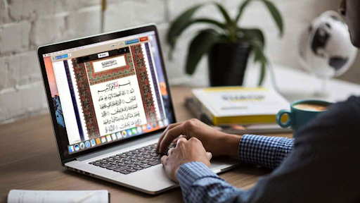 Student learning Quran
